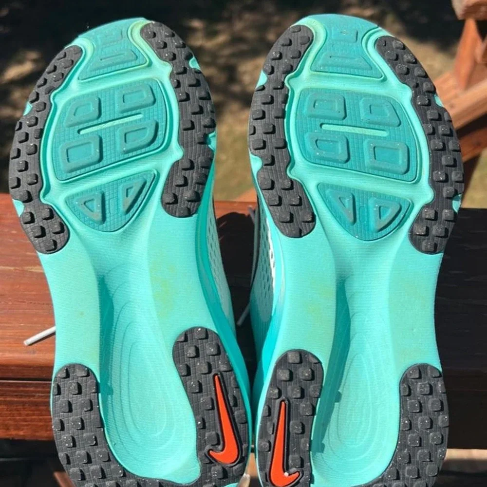 Nike Vomero 18 Youth 3.5 Womens 5 Geode Teal Gray White Running Sneakers